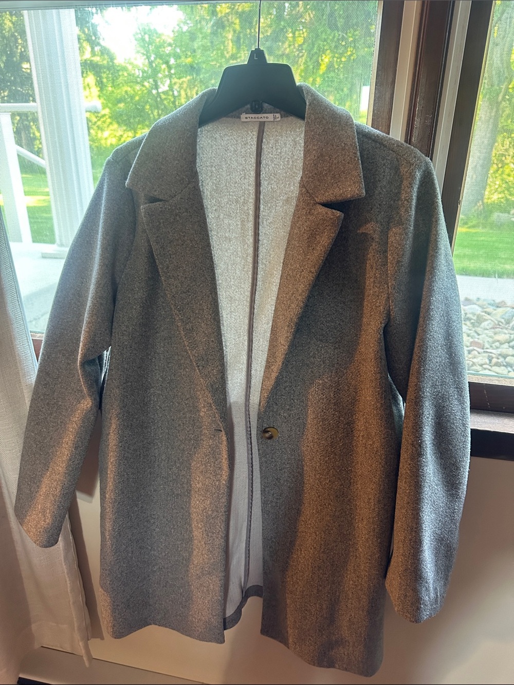 Staccato Cream Textured Jacket
